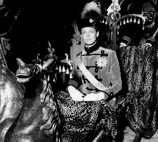 Alexis von Rosenberg, Baron de Redé on Bal des Têtes in 1956.