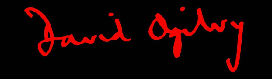 David Ogilvy signature