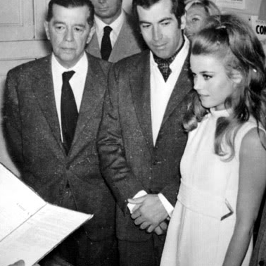 Roger Vadim with Jane Fonda