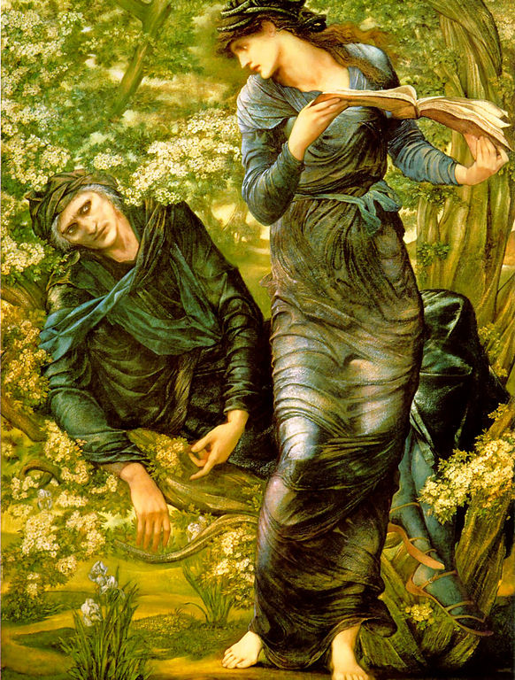 The Beguiling of Merlin by Edward Burne-Jones , 1874 