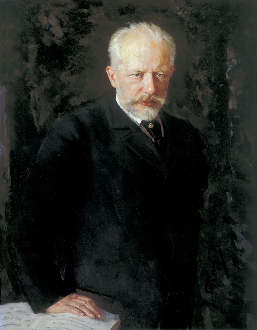 Pyotr Ilyich Tchaikovsky portrait by Nikolay Kuznetsov, 1893