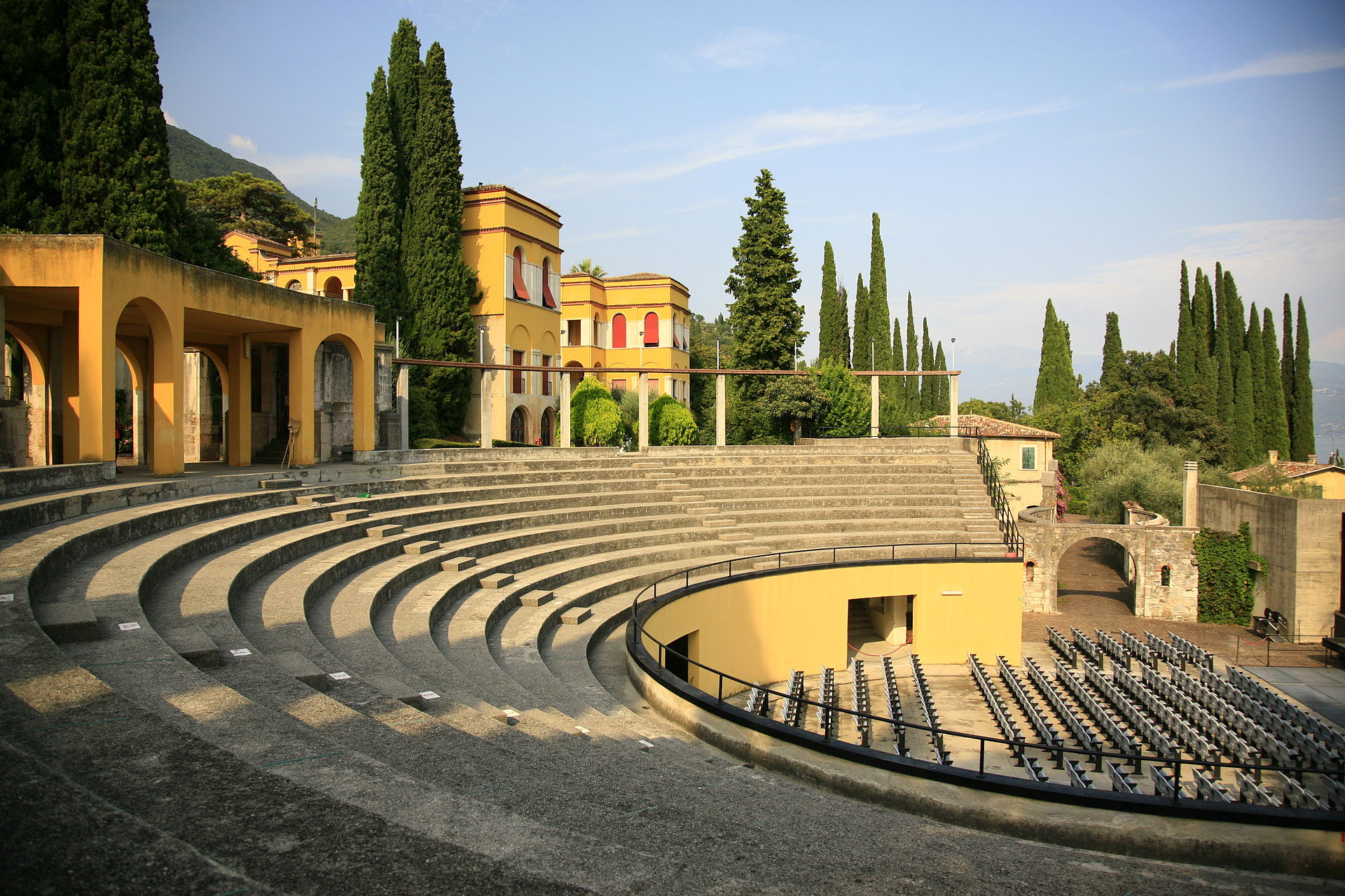 Villa of Vittoriale degli italiani, Gabriele D'Annunzio museum.