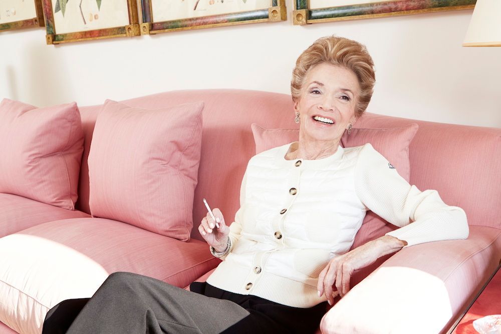 Lee Radziwill at her home in her later years