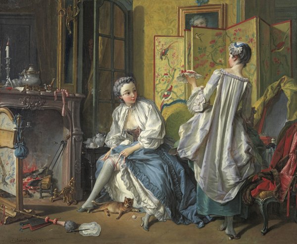 La Toilette par François Boucher, 1742©Museo Nacional Thyssen-Bornemisza, Madrid