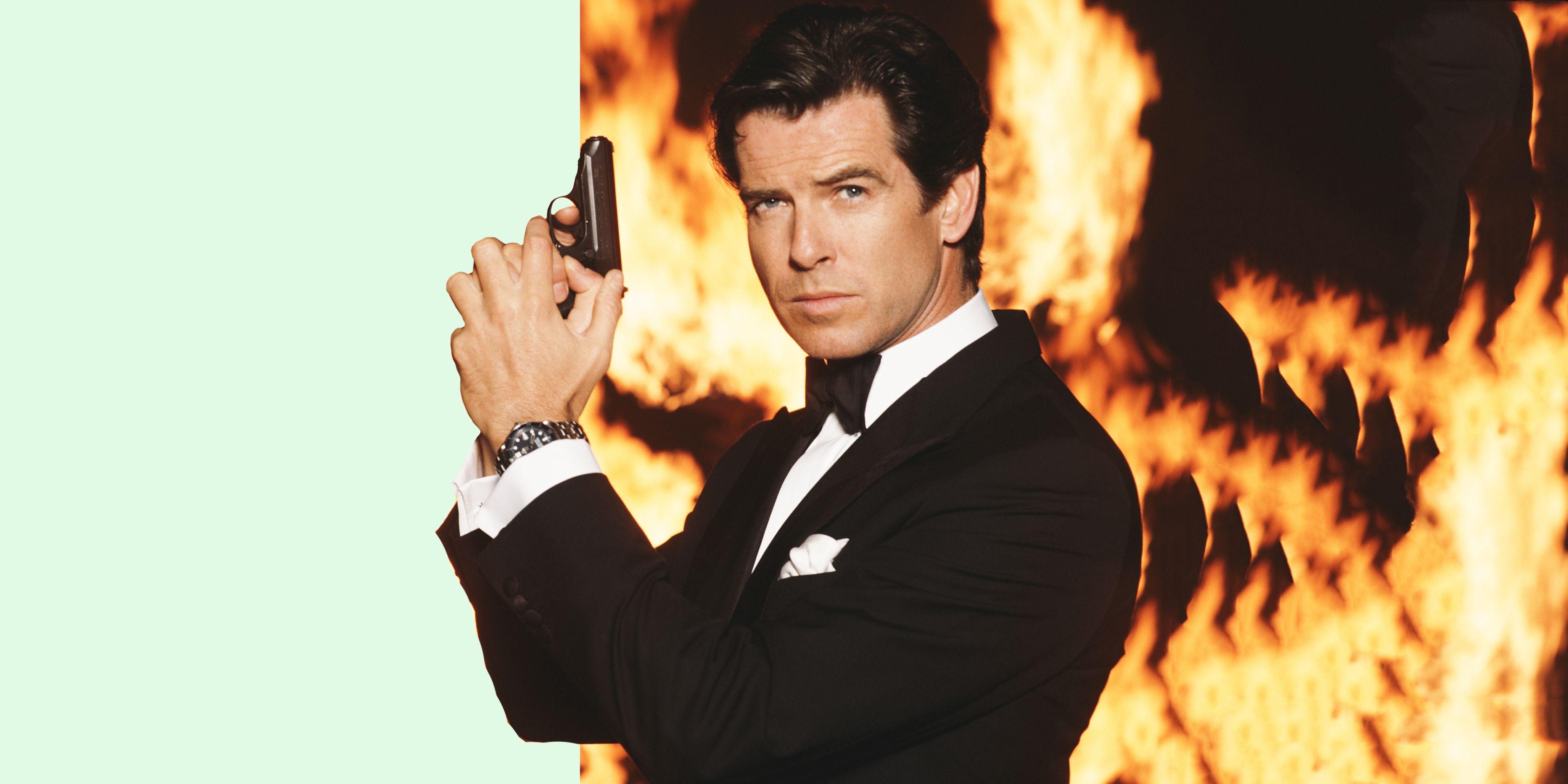 ​Pierce Brosnan OBE (born 16 May 1953) as James Bond, elegancepedia
