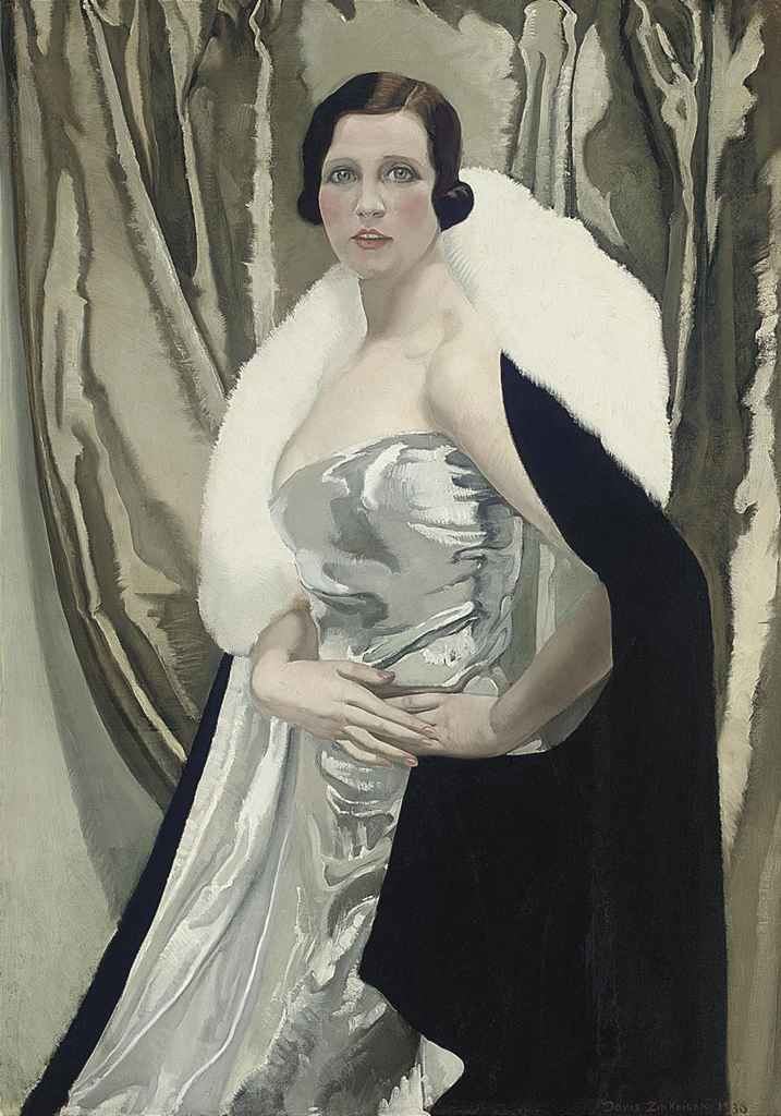 Doris Clare Zinkeisen (31 July 1898 – 3 January 1991)  self portrait
