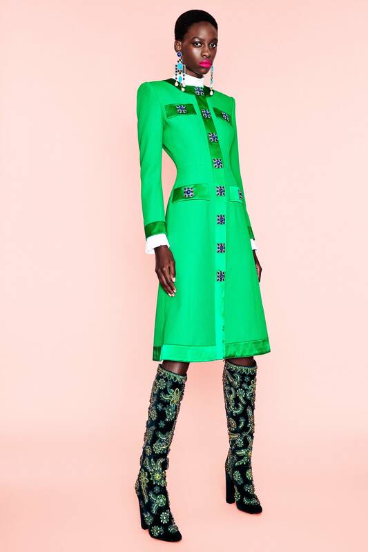 Kate Middleton in green embellished dress by Andrew Gn, Trooping the Colour parade, 2023