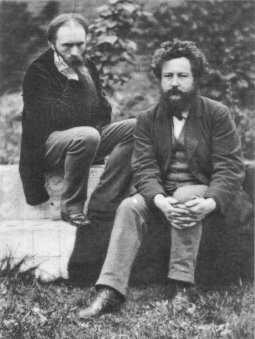 Edward Burne-Jones with William Morris, 1874