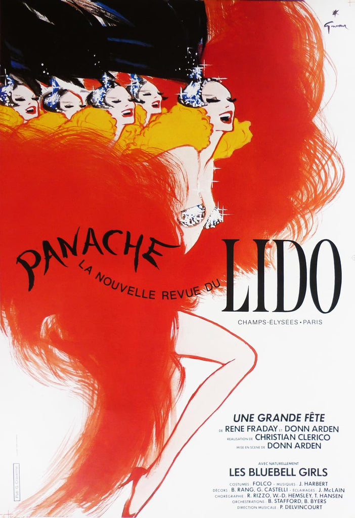 René Gruau's illustration of Lido de Paris