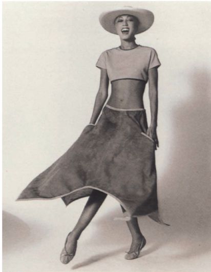 Ensemble designed by Bonnie Cashin, 1973