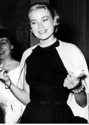 Elegant style icon wardrobe essentials: Grace Kelly in cardigan sweater