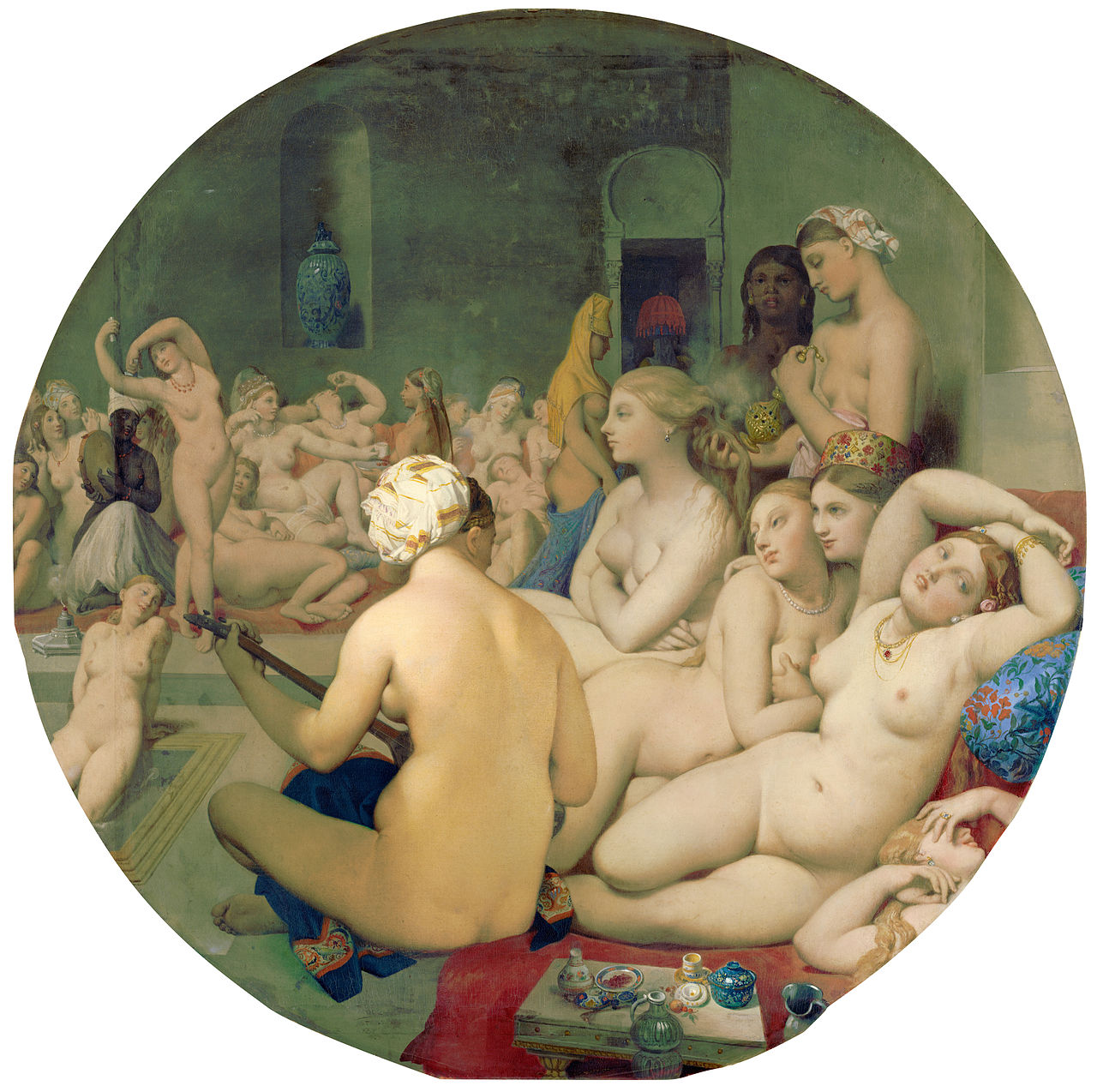 Le Bain Turc. The Turkish Bath (1862-63)by Dominique Ingres, The Louvre
