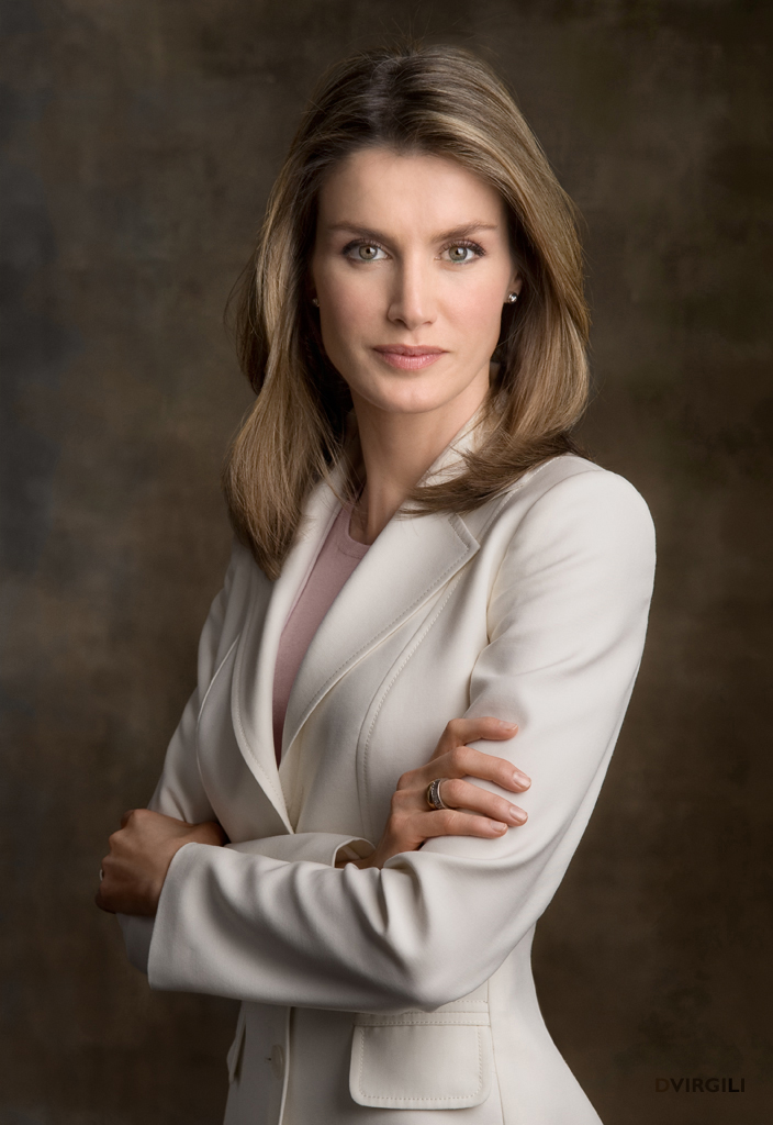 Queen Letizia of Spain young, jeune, joven