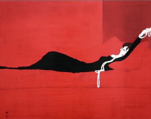 Illustration of René Gruau (4 February 1909 – 31 March 2004), elegancepedia