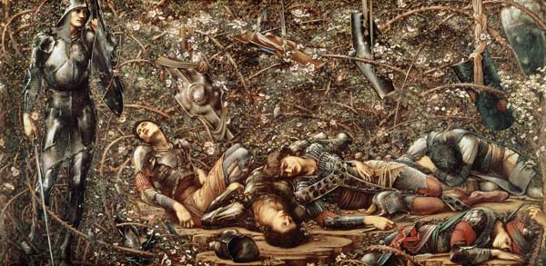 The Legend of Briar Rose Series, 1: The Prince Enters the Briar Wood by Edward Burne-Jones