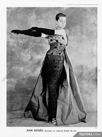 ​Jean Dessès, Robe du soir, 1954