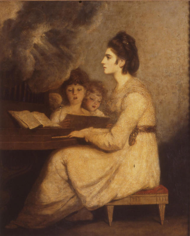 Joshua Reynolds's 'Mrs Sheridan in the character of St Cecilia', 1775, Waddesdon Manor