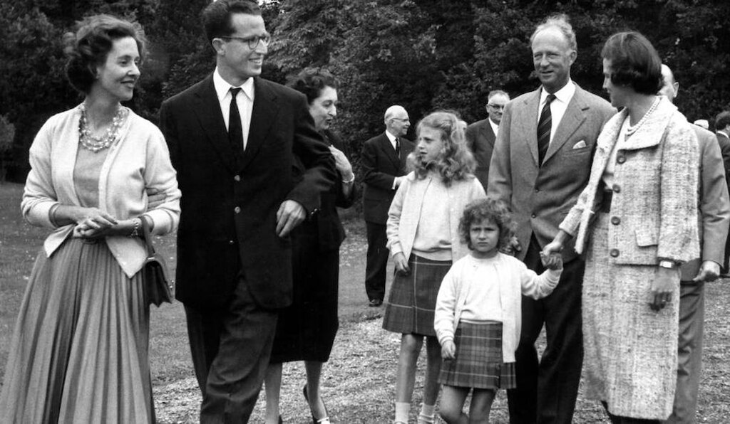 HM King Baudouin I of the Belgians and his wife Doña Fabiola de Mora y Aragón, Queen of the Belgians