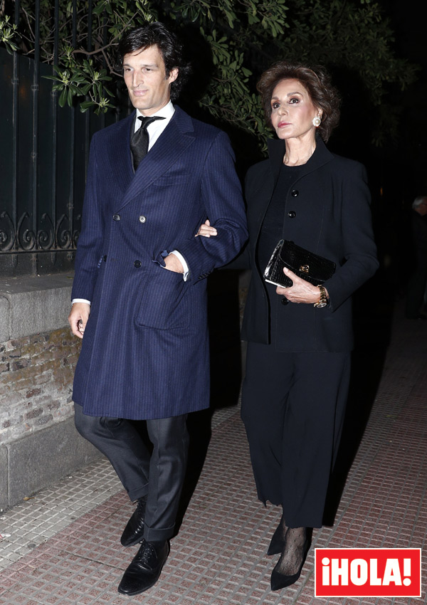 Naty Abascal con su hijo Rafael Medina