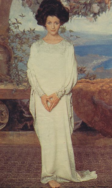 In memory of Mariano Fortuny's Delphos dress on Mariano Fortuny's wife Henriette Negrin's 144th birthday
