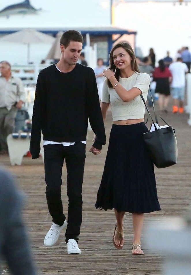 Miranda Kerr with Evan Spiegel