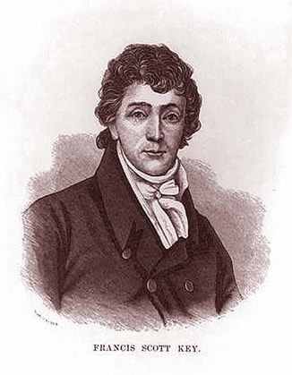 Francis Scott Key, great-great-grandfather of Pauline Potter
