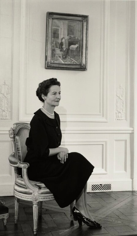 Nancy Mitford portait, National Portrait Gallery
