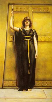 The Priestess, 1895 by John William Godward