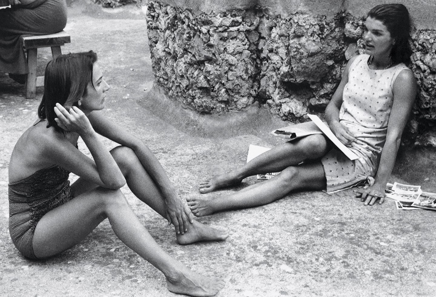 Lee Radziwill and her sister Jackie Kennedy Onassis