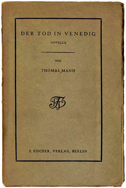 Book cover of Death in Venice by Thomas Mann's novella