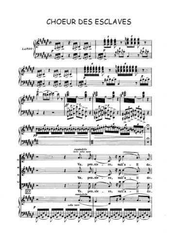 Va, Pensiero(Chorus of Hebrew Slaves) from Opera Nabucco by Giuseppe Verdi