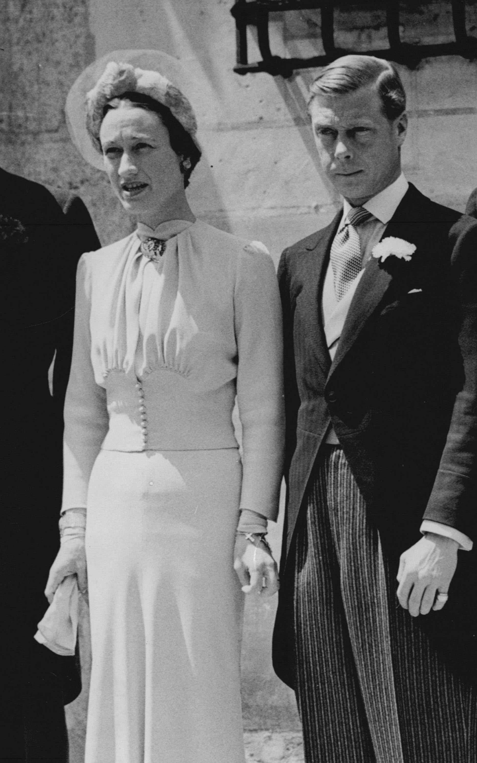 Wallis Simpson Duchess of Windsor 1937 wedding dress ensemble designed by Mainbocher