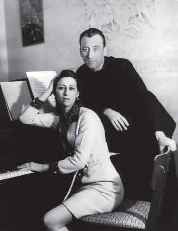 Maya Plisetskaya with her husband Rodion Shchedrin