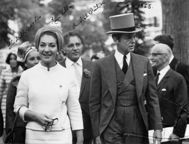 ​Alexis von Rosenberg, 3e baron de Redé avec Maria Callas