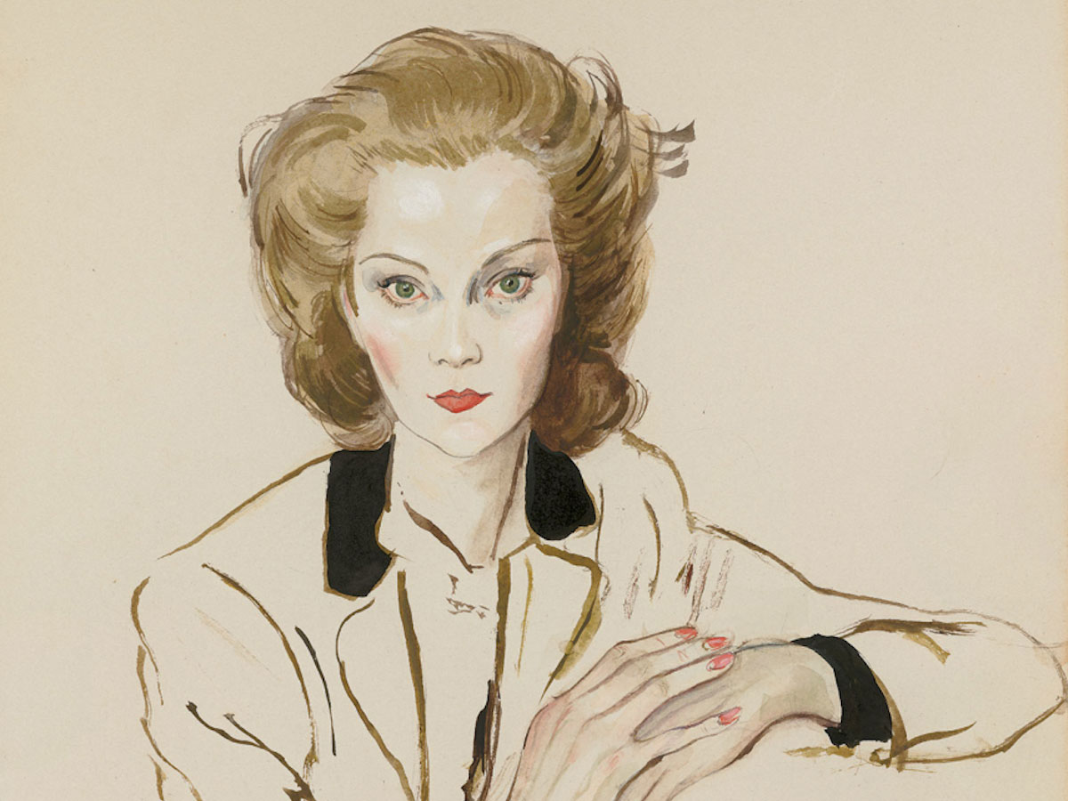 Portrait of Princess Natalia Paley, painted by Cecil Beaton, 1941