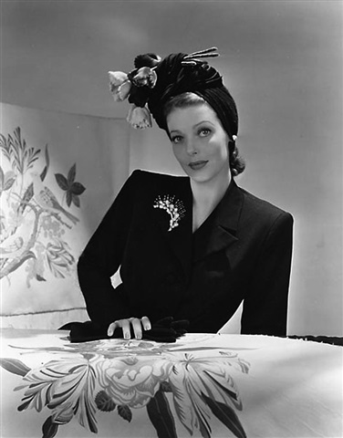 Loretta Young, photo by John Rawlings