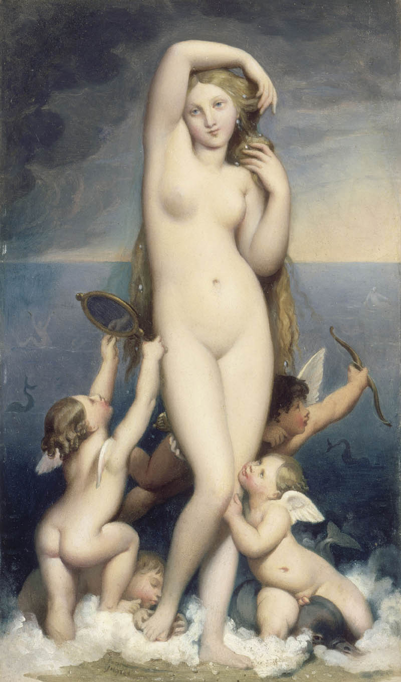 Vénus Anadyoméne by Dominique Ingres, 1848