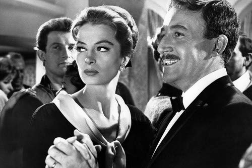 Capucine with Peter Sellers in film The Pink Panther
