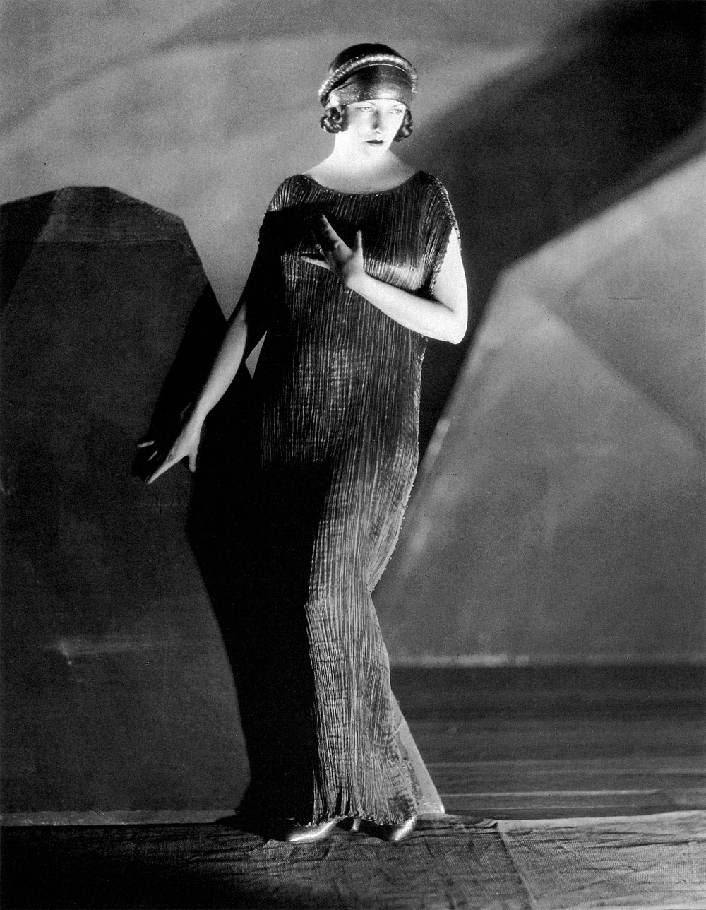 Natacha Rambova in a Delphos dress by Mariano Fortuny
