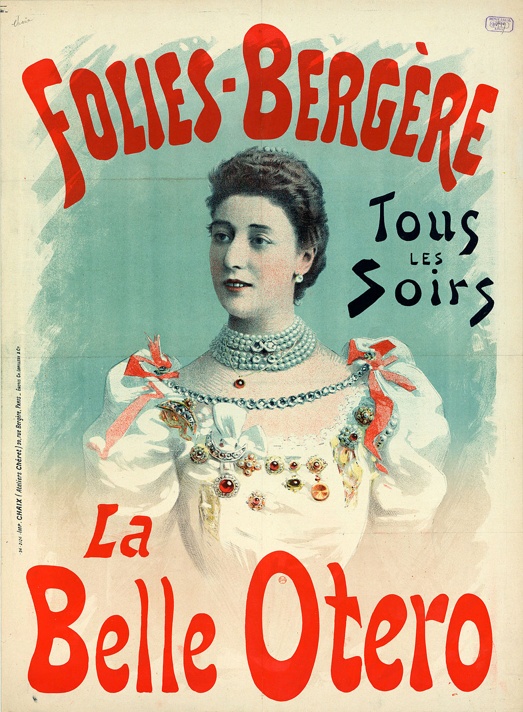 Carolina Otero, La Bella Otero(4 November 1869-12 April 1965)