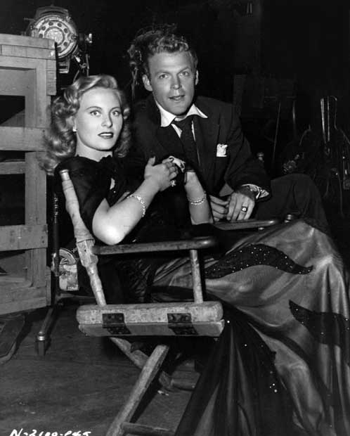 Michèle Morgan and her first husband William Marshall