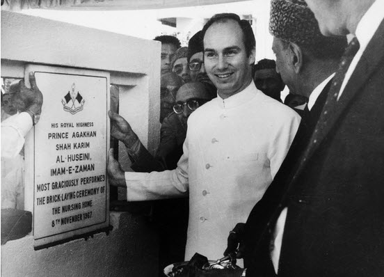 Aly Khan at Aly Khan hospital in Mumbai, India
