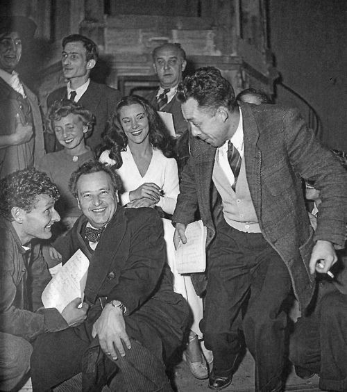María Casares con Albert Camus