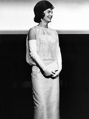 Jackie Kennedy ensembles for John F. Kennedy's inauguration ceremonies 19-20 January 1961