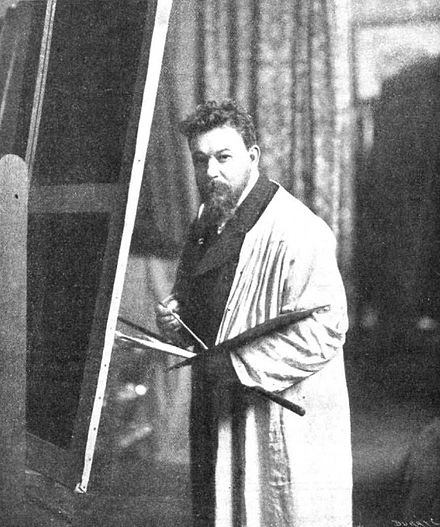 Joaquín Sorolla fotografiado en 1909 por Christian Franzen