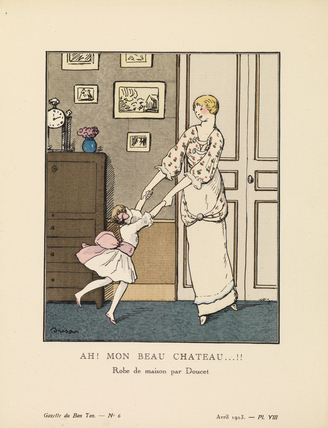 Robe de maison de Jacques Doucet, Gazette du Bon Ton, 1913