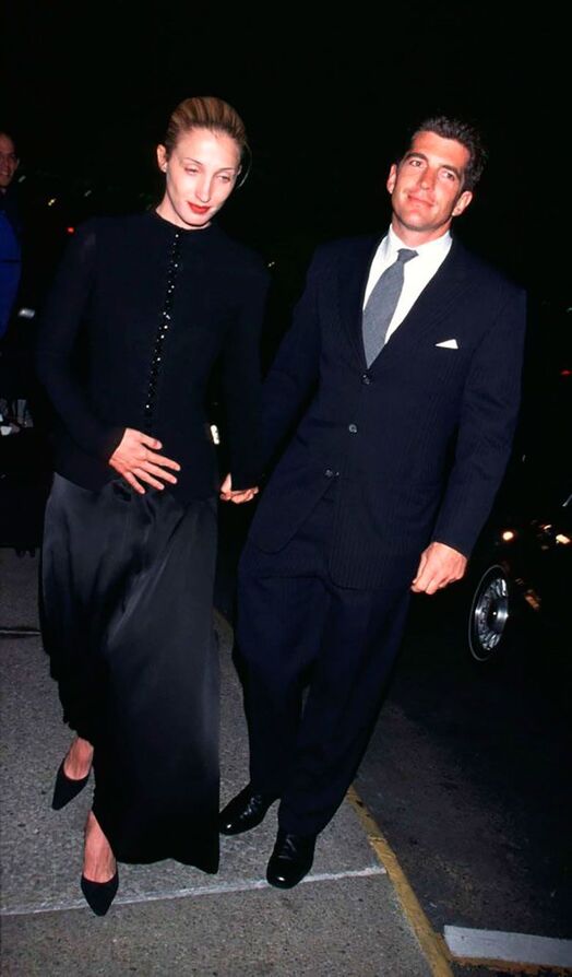 Carolyn Bessette-Kennedy and John F. Kennedy Jr., late 1990s.