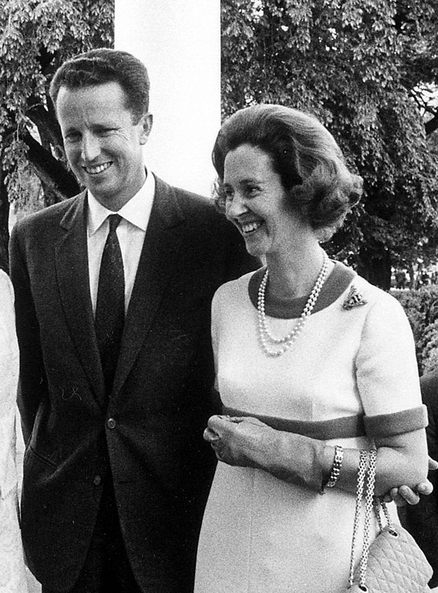 HM King Baudouin I of the Belgians and his wife Doña Fabiola de Mora y Aragón, Queen of the Belgians