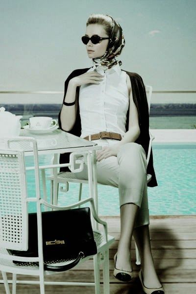Elegant style icon wardrobe essentials: Grace Kelly in capri pants