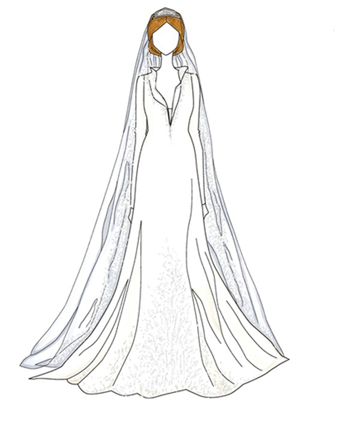 Queen Letizia royal wedding dress designed by Spanish royal couturier Manuel Pertegaz 